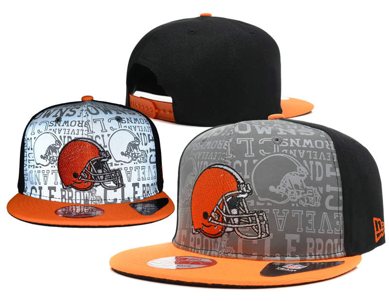 Cleveland Browns 2014 Draft Reflective Snapback Hat SD 0613